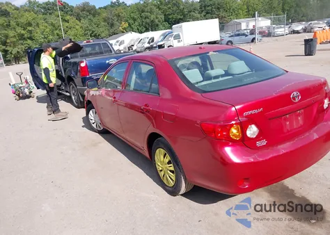 2009 Toyota Corolla Le from USA, damaged, VIN JTDBL40E799036862